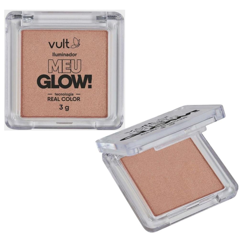 Iluminador Meu Glow Vult Real Color Bronze 3g Bronze 1