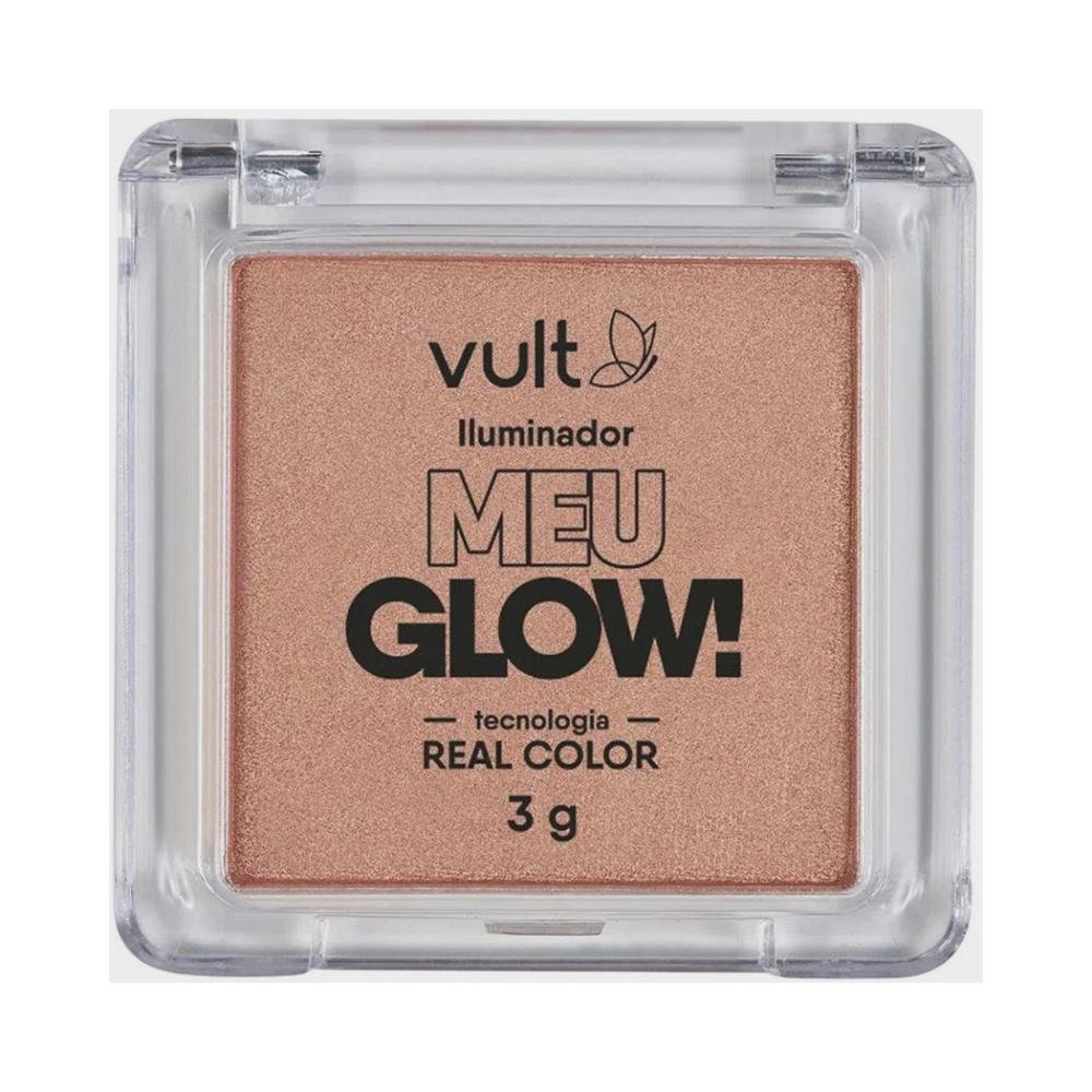 Iluminador Meu Glow Vult Real Color Bronze 3g Bronze 3
