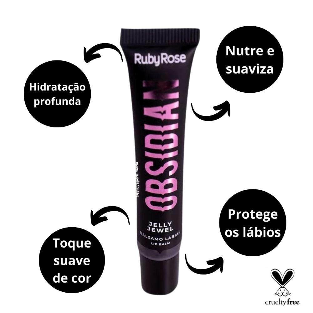 Lip Balm Ruby Rose Obsidian Jelly Jewel Onix Hb-7400-2 Onix 2