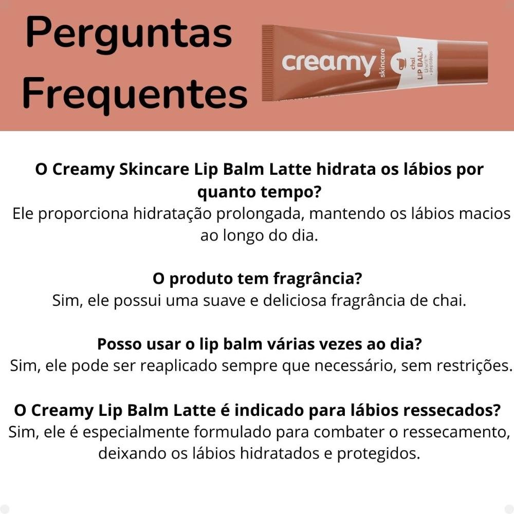 Lip Balm Creamy The Coffe Chai 10g Chai 6