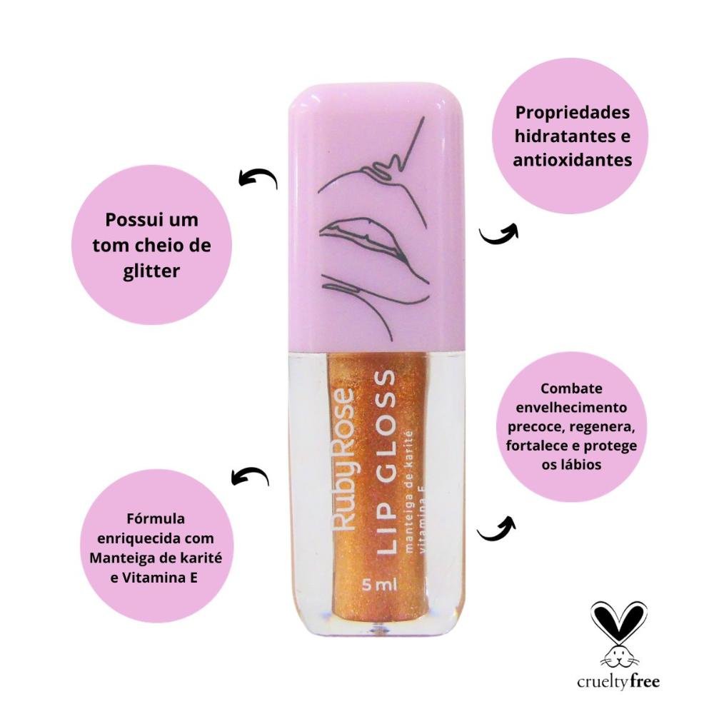 Lip Gloss Ruby Rose Firefly 5ml Firefly 2