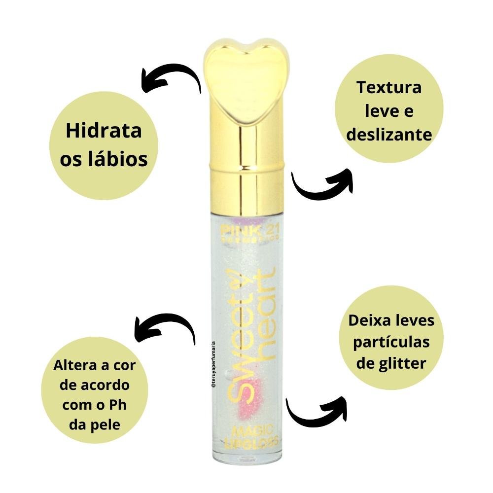 Lipgloss Magic Pink 21 Sweet Heart 4,5ml Sweet Heart 2