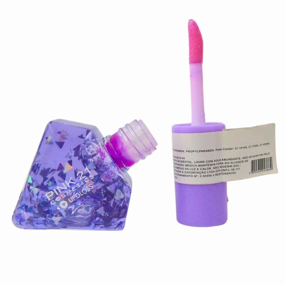 Lipgloss Mágico Pink 21 Fancy Dolly 03 7ml Cor 03 3