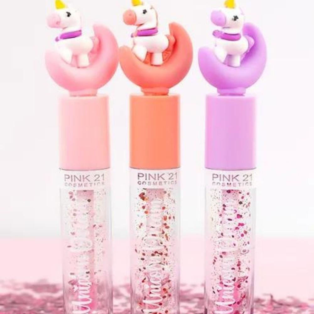 Lipgloss Mágico Pink 21 Unicorn Dream 02 4ml Cor 02 5