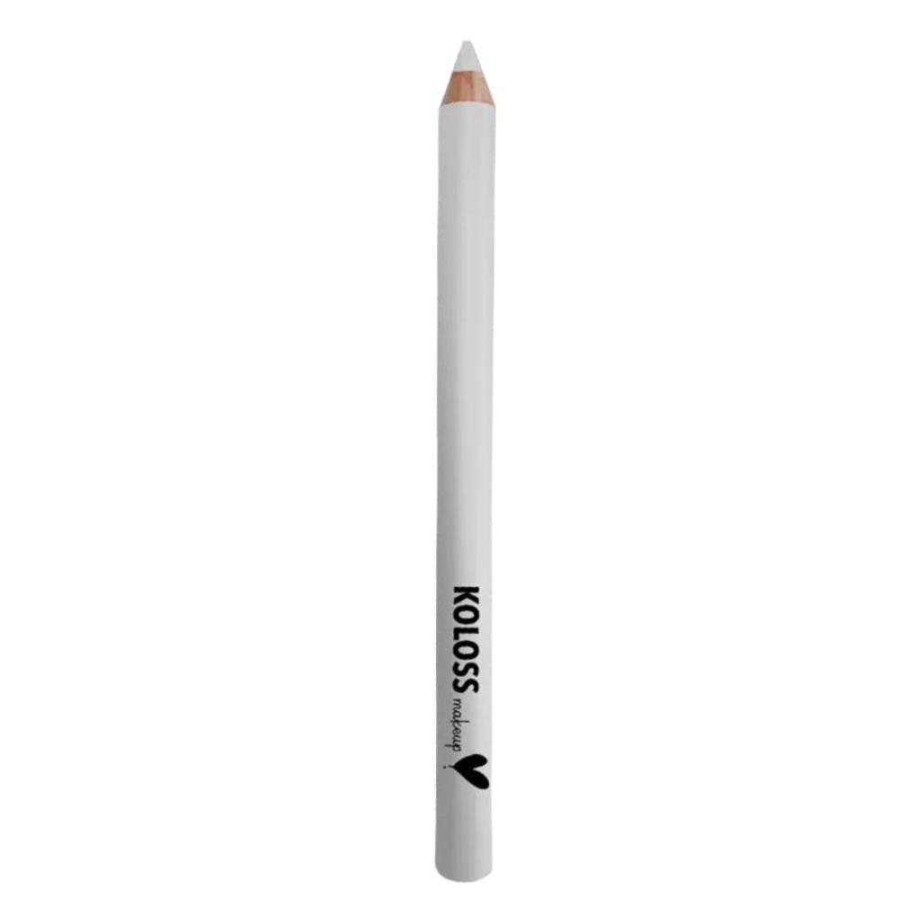 Lápis Delineador Para Olhos e Lábios Koloss Snow 1,14g