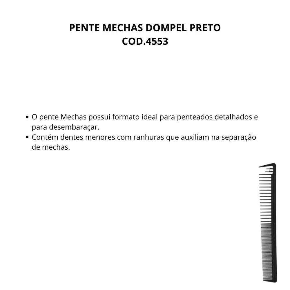 Pente Mechas Dompel Preto Cod.4553 ÚNICO 2