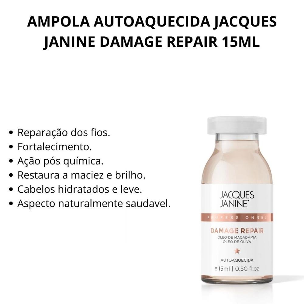 Ampola Autoaquecida Jacques Janine Damage Repair 15ml 15ml 2