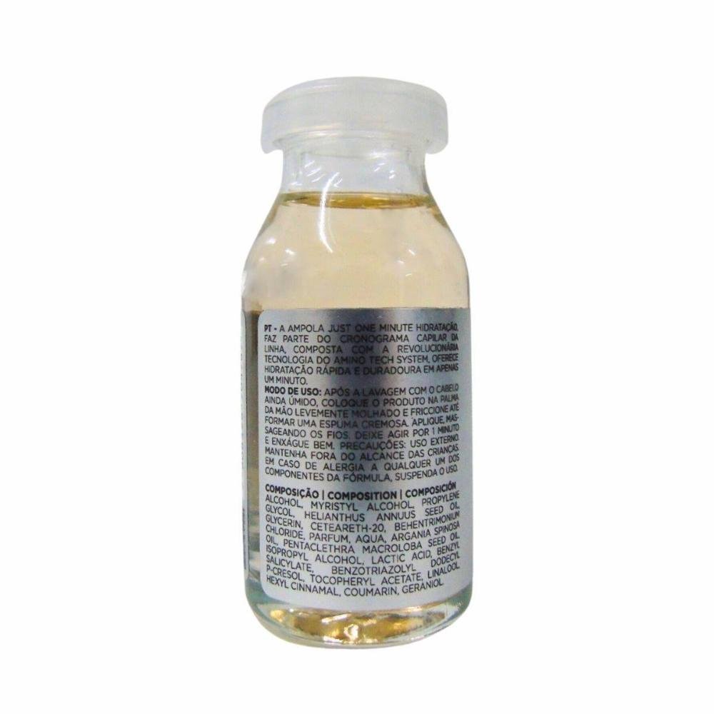 Ampola Autoaquecida Jacques Janine Just One Min Hidratação 15ml 15ml 3