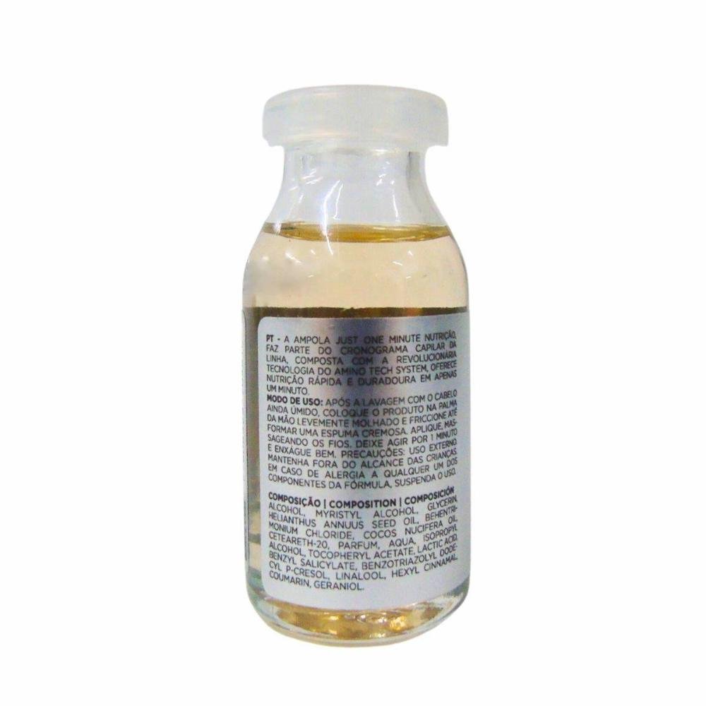 Ampola Autoaquecida Jacques Janine Just One Min Nutrição 15ml 15ml 3