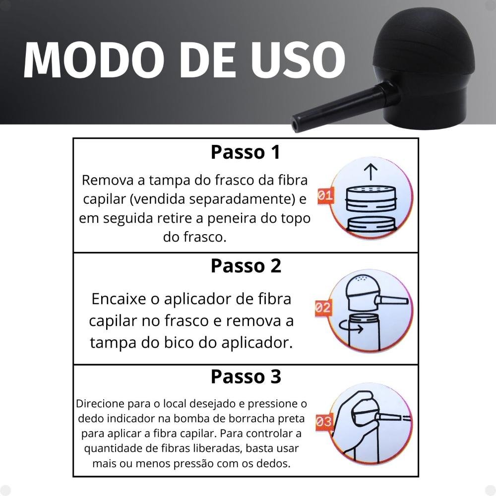 Aplicador para Fibra Capilar Vertix Cód.2816 ÚNICO 7