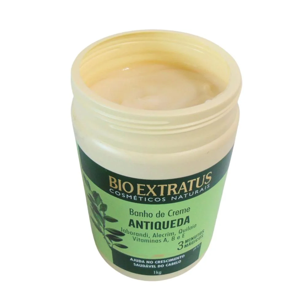 Banho de Creme Bio Extratus Antiqueda Jaborandi 1kg 1kg 4