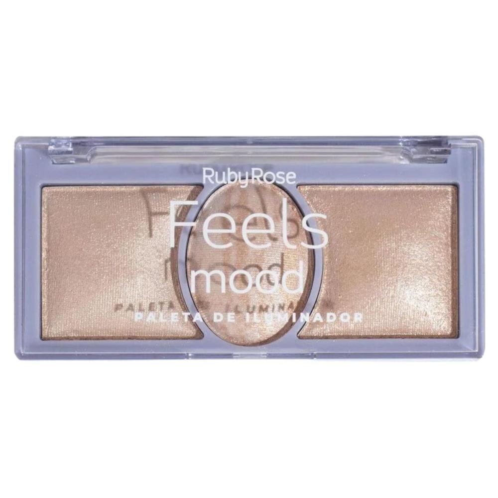 Paleta de Iluminador Ruby Rose Feels Mood Hb-7530/1 15,9g Multicores 4