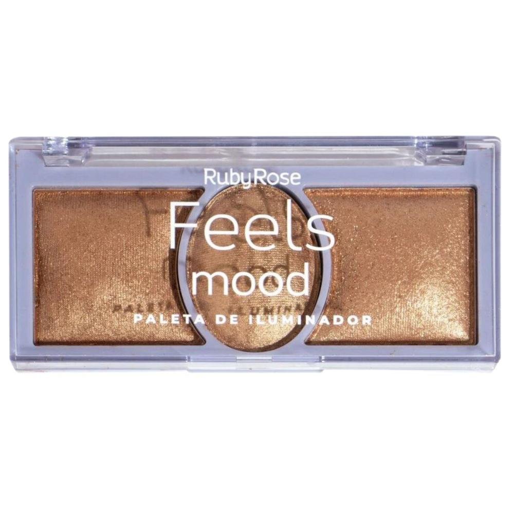 Paleta de Iluminador Ruby Rose Feels Mood Hb-7530/3 15,9g Multicores 4