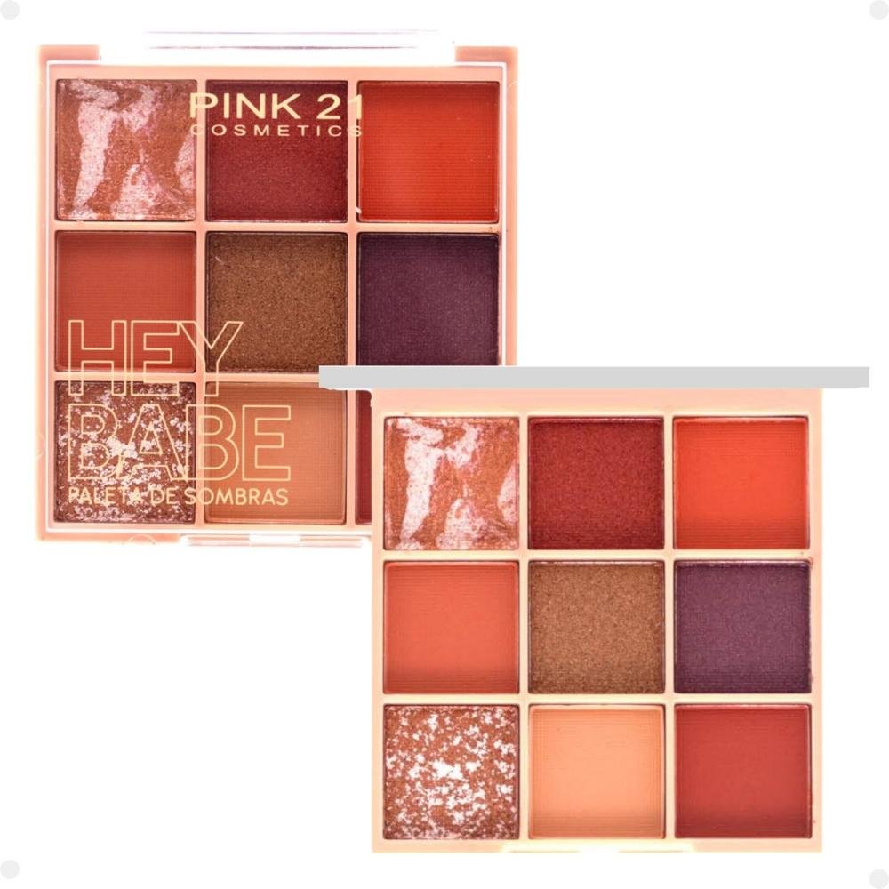Paleta de Sombras Pink 21 Hey Babe 1 9g Multicores 1