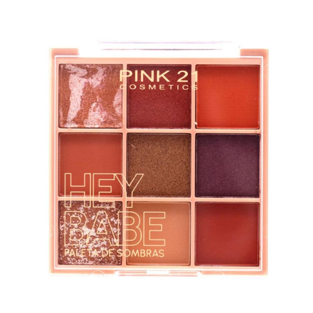 Paleta de Sombras Pink 21 Hey Babe 1 9g Multicores 3