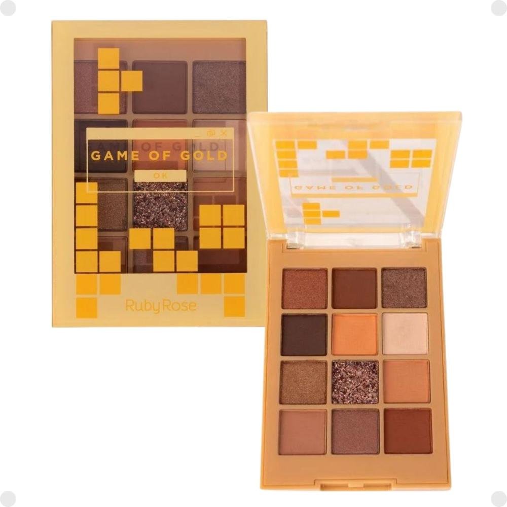 Paleta de Sombras Ruby Rose Game Of Gold 6,82g Multicores 1