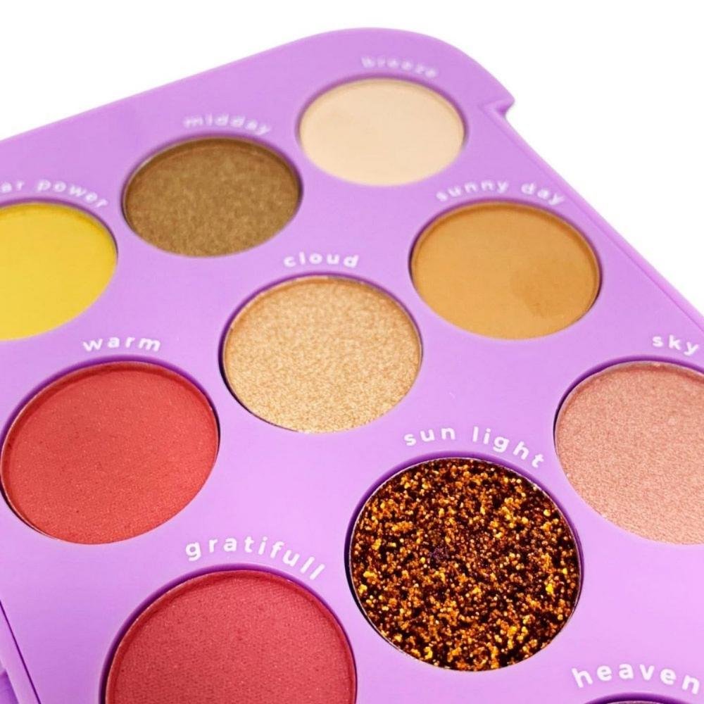 Paleta de Sombras Ruby Rose Sunshine Flavor 9,88g Multicores 5