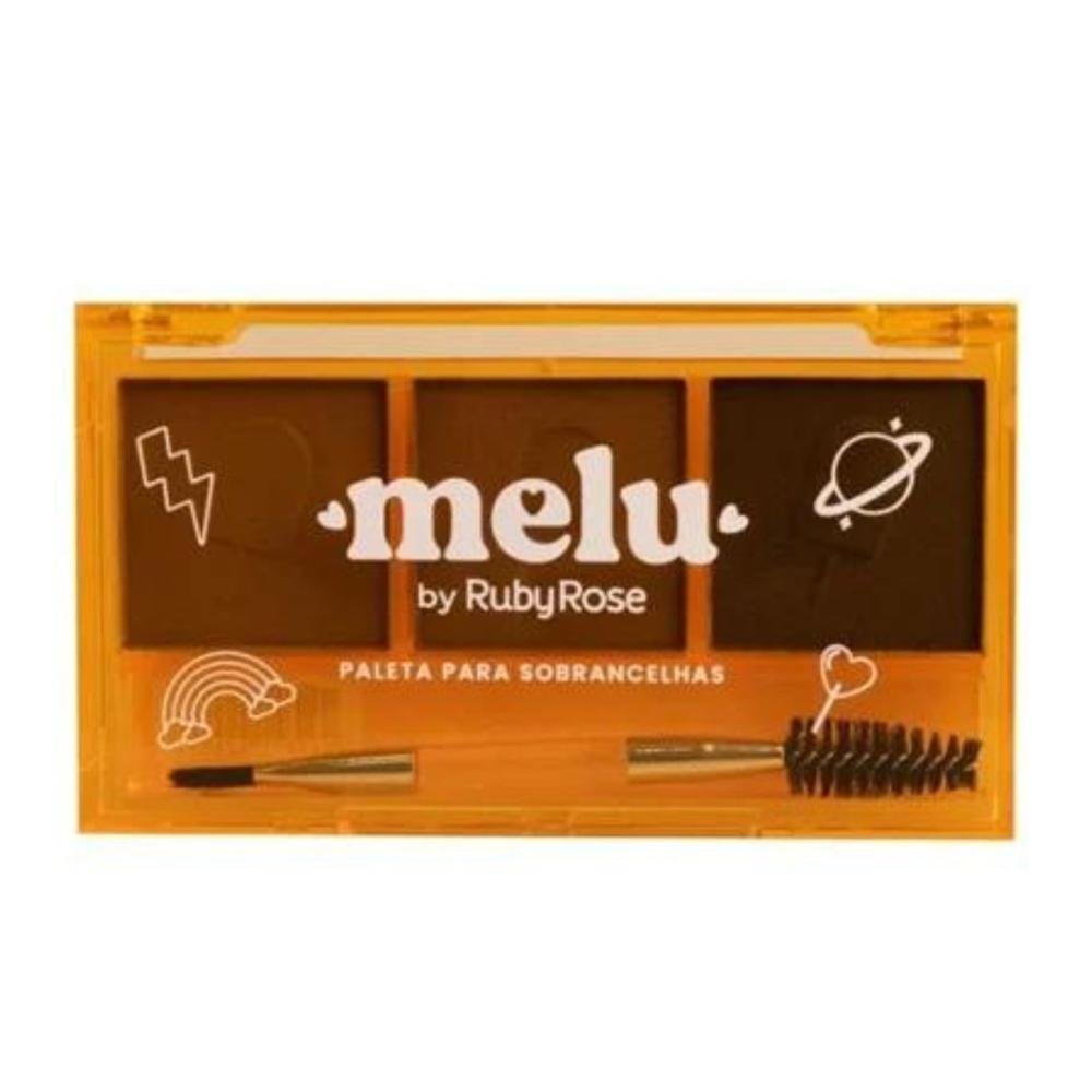 Paleta Para Sobrancelhas Melu By Ruby Rose Cor 02 Hb-571 7g Multicores 4