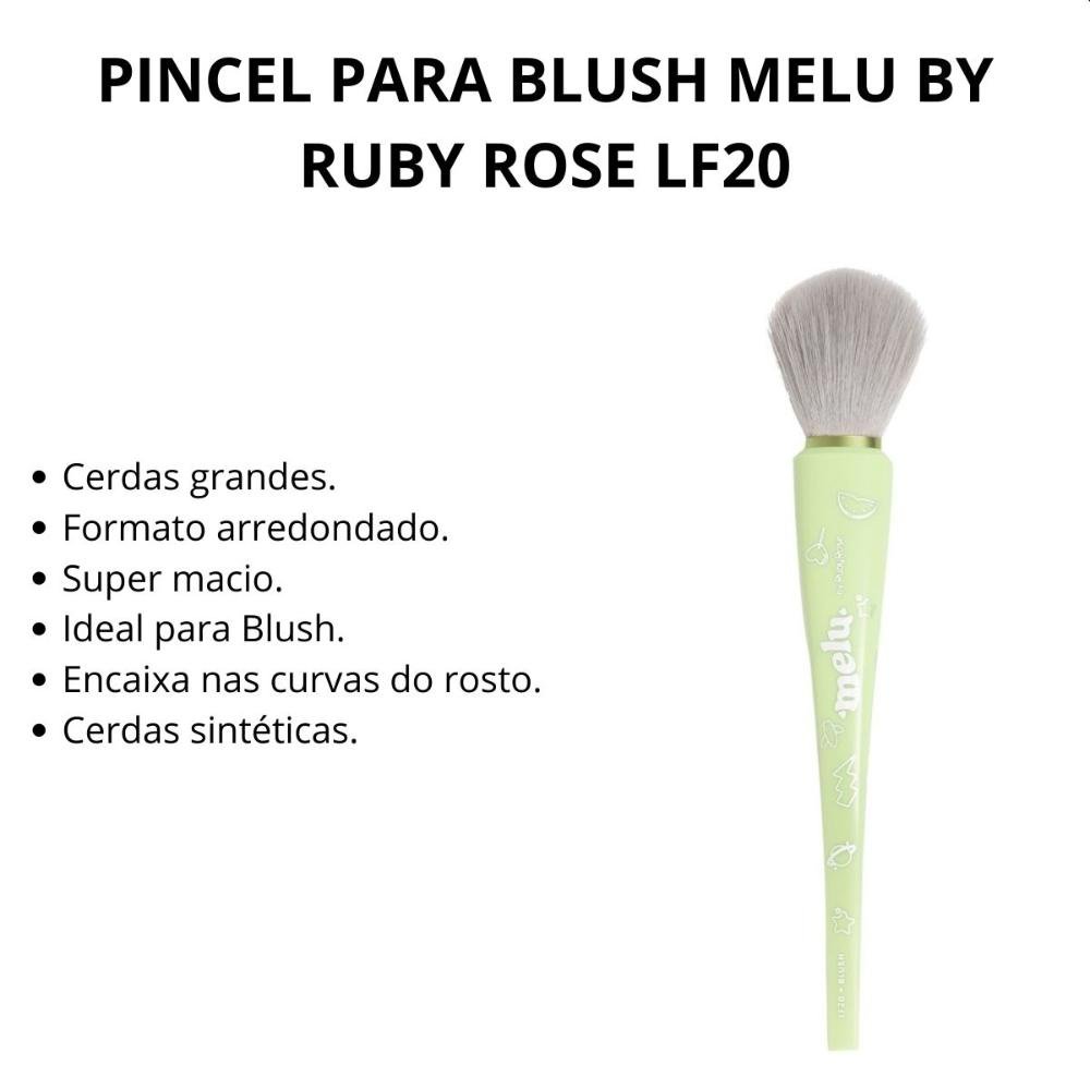 Pincel Para Blush Melu By Ruby Rose Lf20 ÚNICO 2