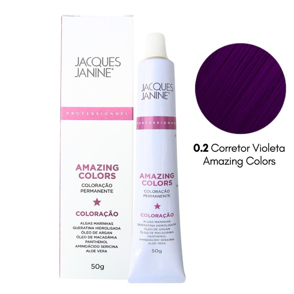 Coloração Jacques Janine 0.2 Corretor Violeta 50g Violeta 0.2 1