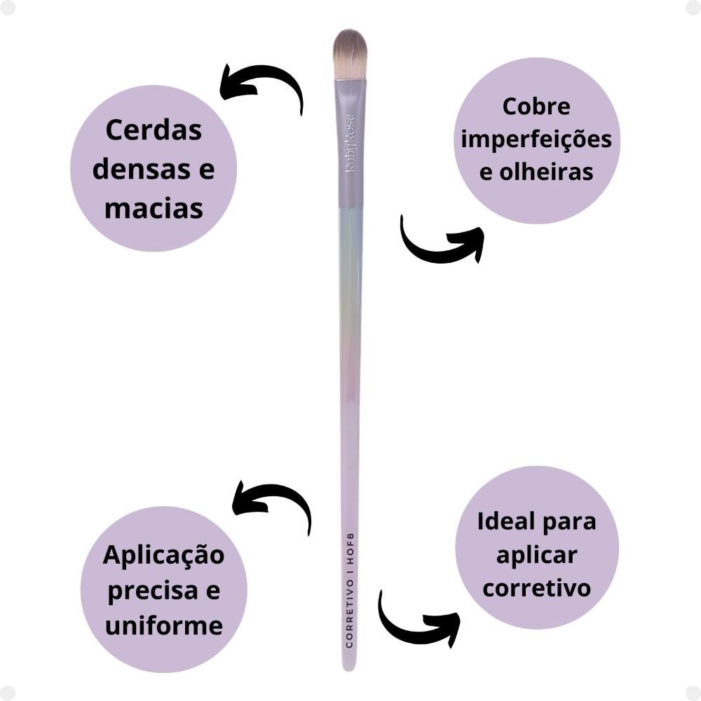 Pincel para Corretivo Ruby Rose Holographic Hb-hof8 ÚNICO 2
