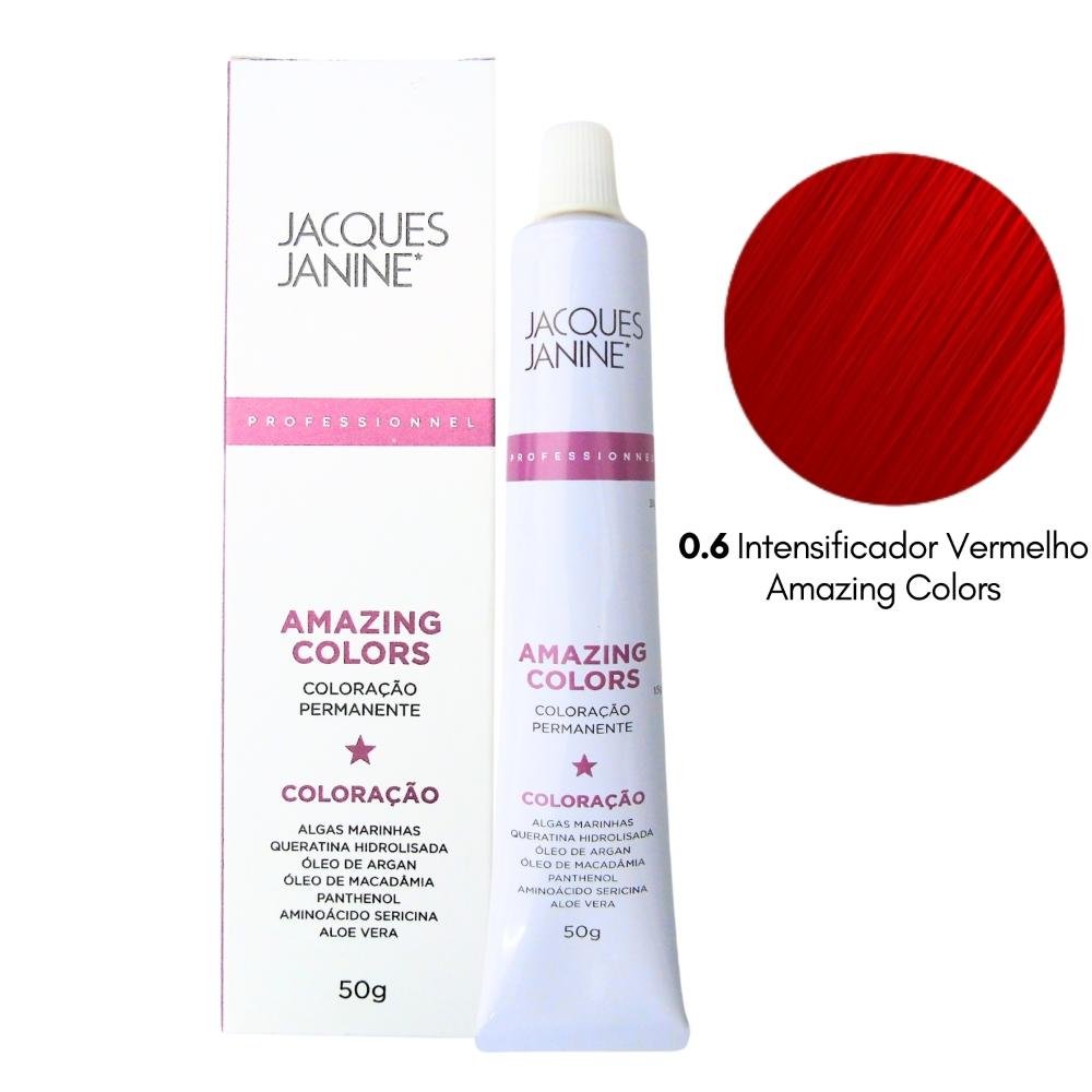 Coloração Jacques Janine 0.6 Intensificador Vermelho 50g Vermelho 0.6 1