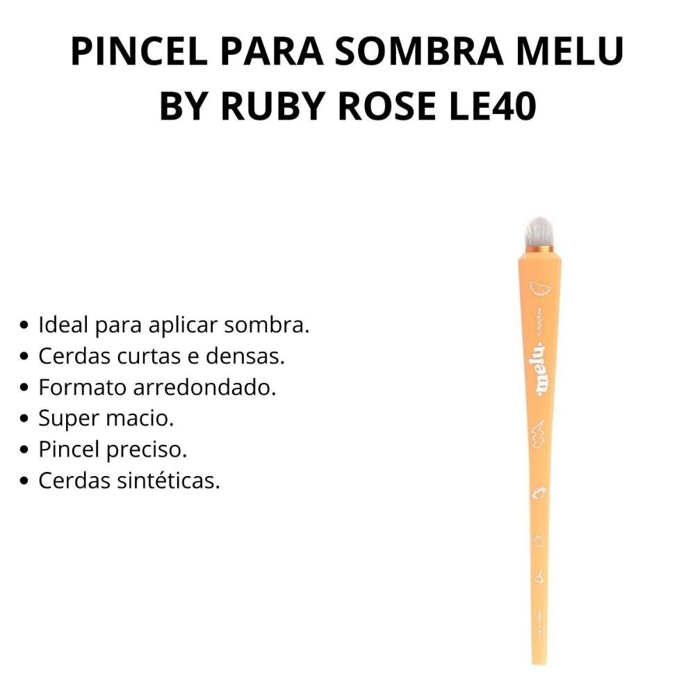 Pincel Para Sombra Melu By Ruby Rose Le40 ÚNICO 2