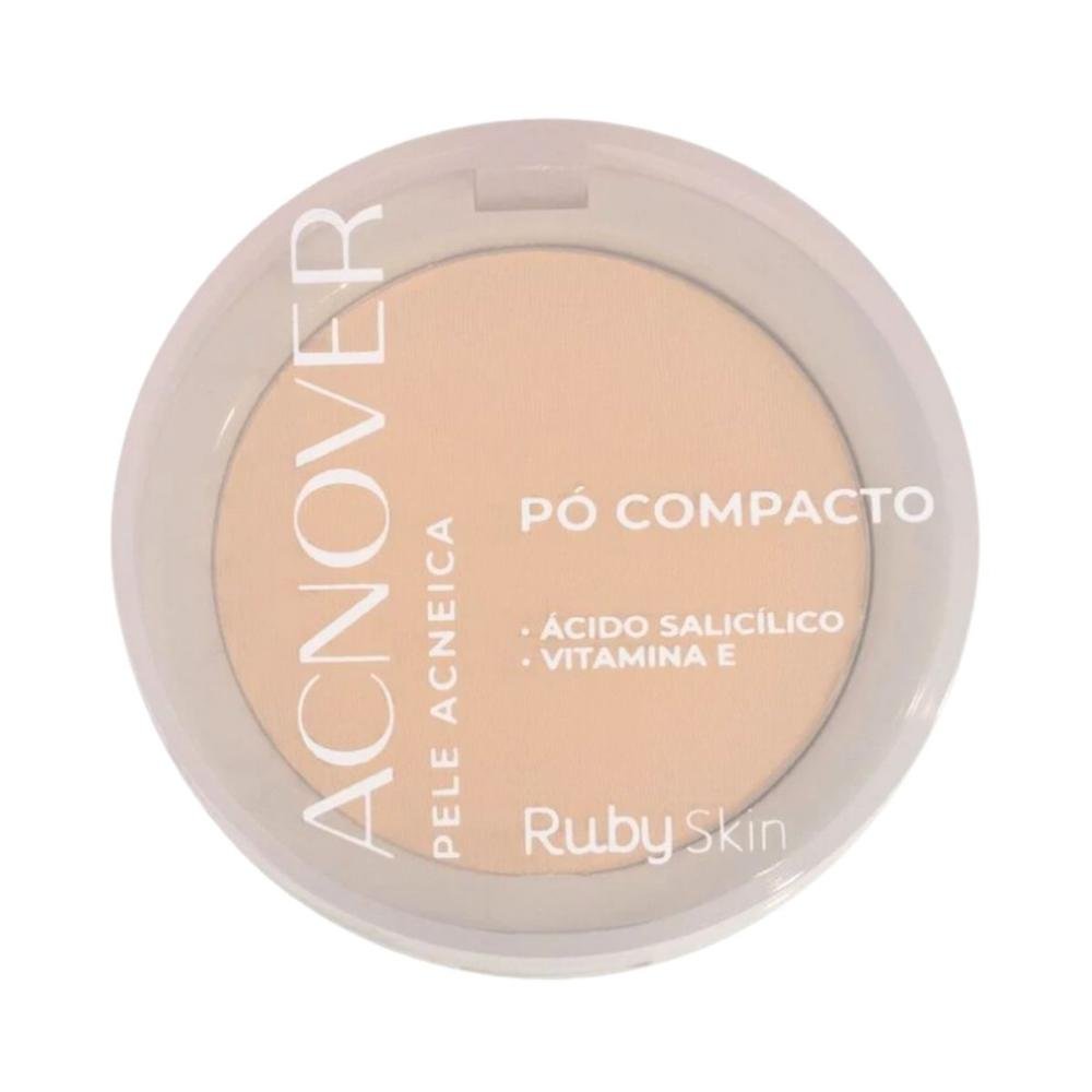 Pó Compacto Acneico Acnover Ruby Skin Ruby Rose C10 10g