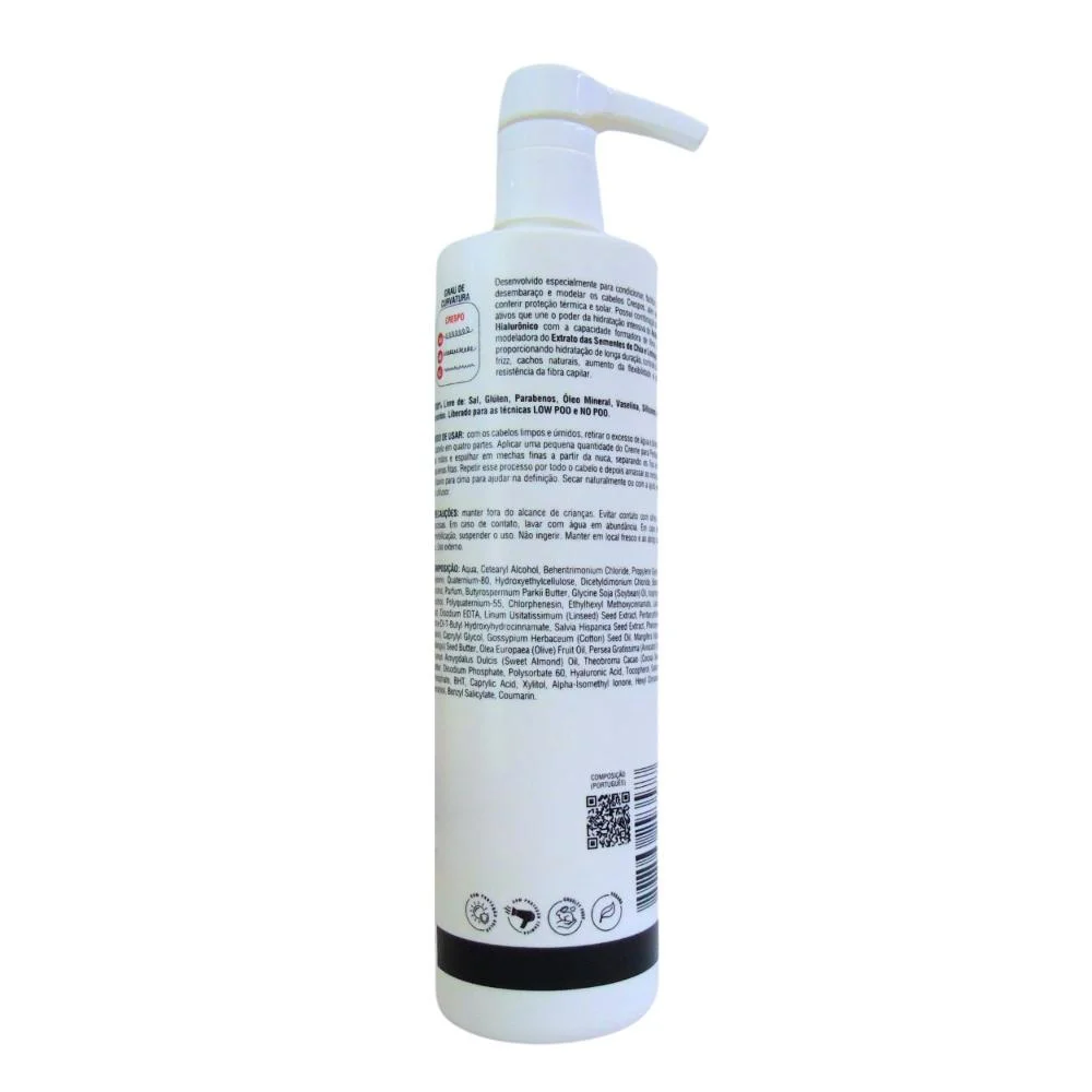 Creme para Pentear Acquaflora Forma Curvas Modelador de Crespos 480ml 480ml 3