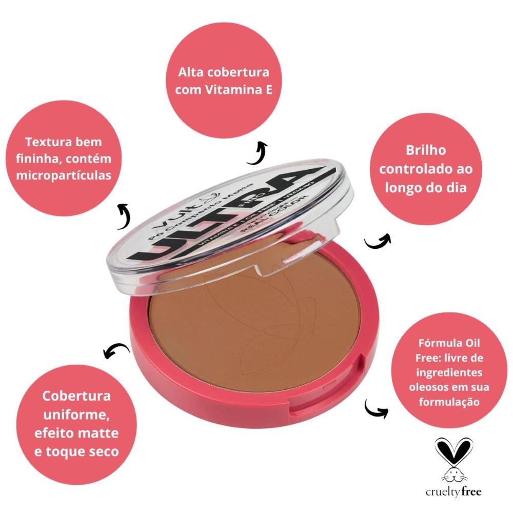 Pó Compacto Matte Vult Ultrafino V480 9g V480 2