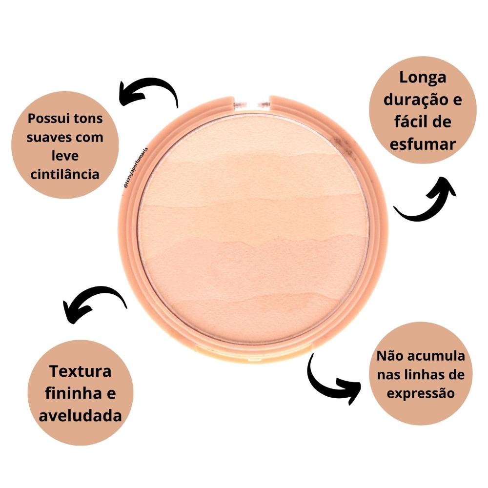 Pó Compacto Pink 21 The Secret Bronze 02 Cor 02 2