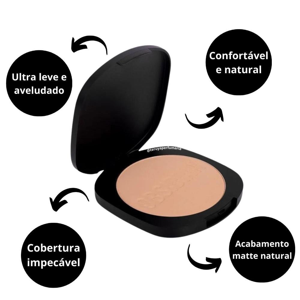 Pó Compacto Ruby Rose Obsidian Crystal Powder Pc04 Pc04 2