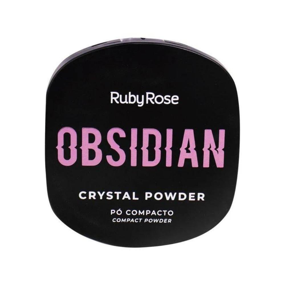 Pó Compacto Ruby Rose Obsidian Crystal Powder Pc17 Pc17 3