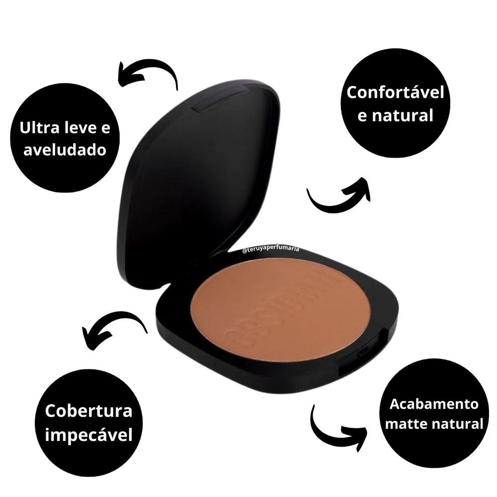 Pó Compacto Ruby Rose Obsidian Crystal Powder Pc18 Pc18 2