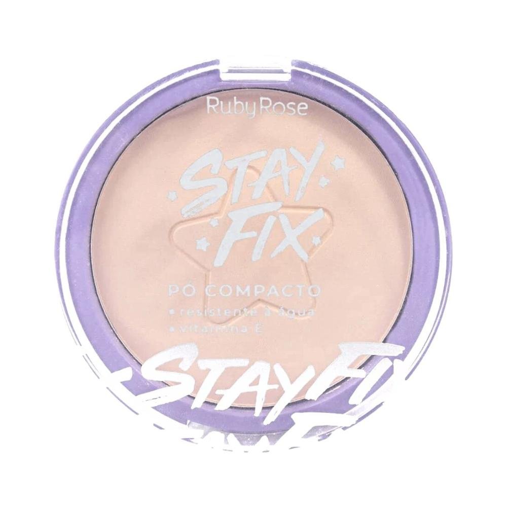 Pó Compacto Ruby Rose Stay Fix Mc50 10g Mc50 3