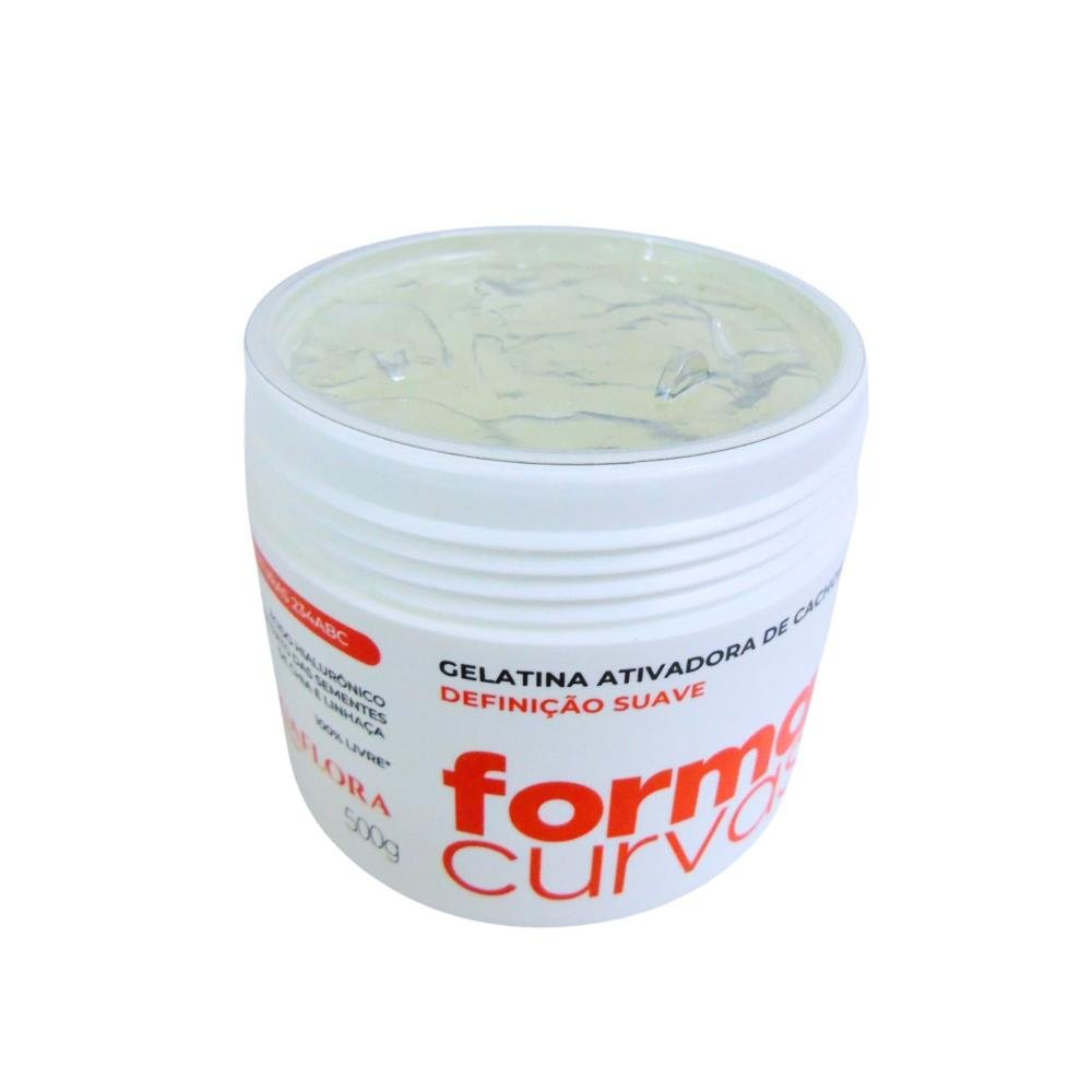 Gelatina Ativadora de Cachos Acquaflora Forma Curvas Definição Suave 500g 500g 3