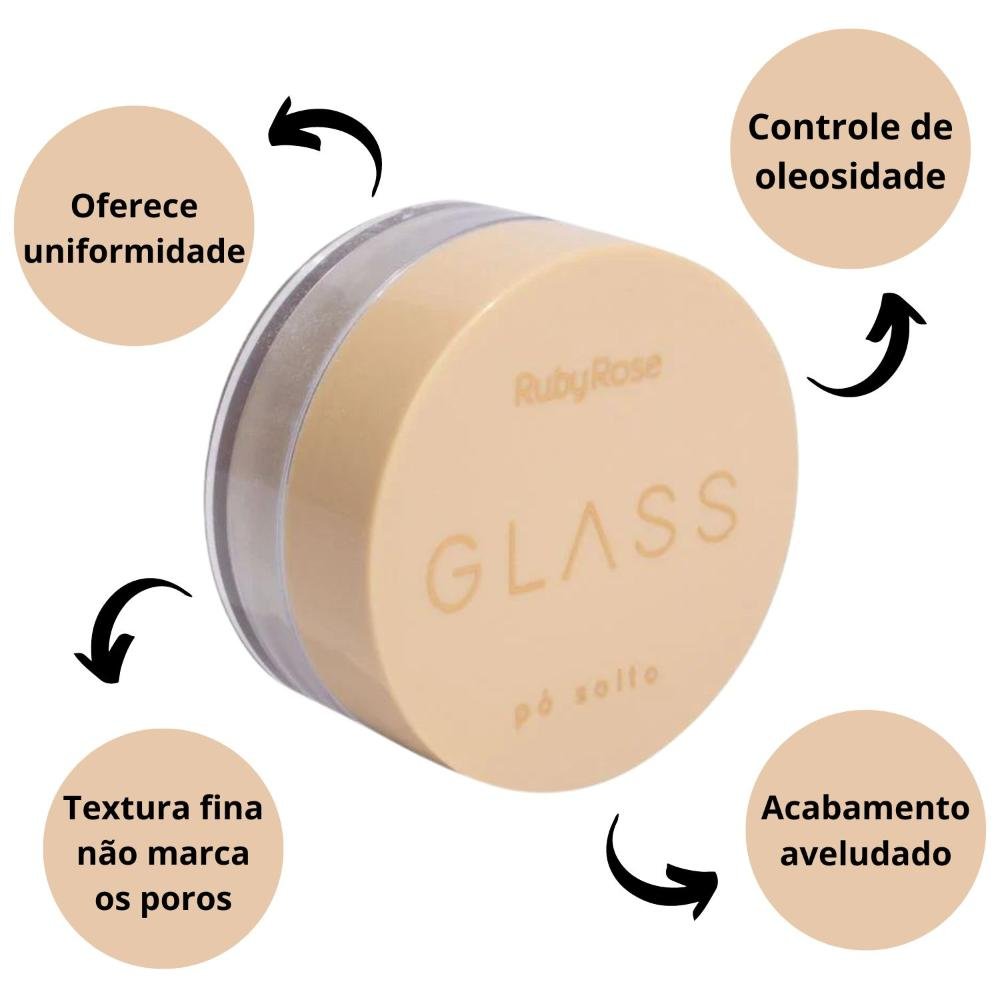 Pó Solto Ruby Rose Glass Gpf01 15g Gpf01 2