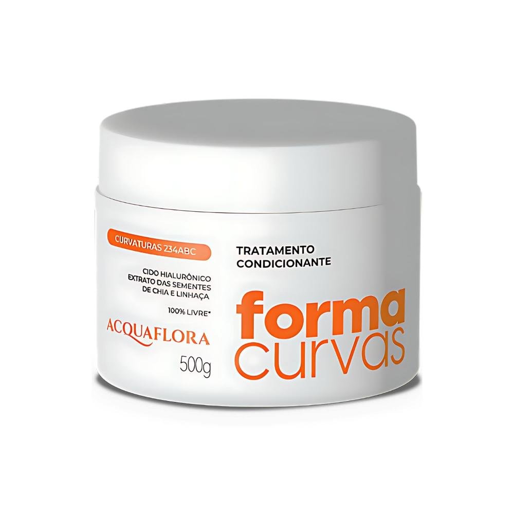 Kit Acquaflora Forma Curvas: Shampoo, Condicionador, Tratamento e Creme Modelador Ondas ÚNICO 5
