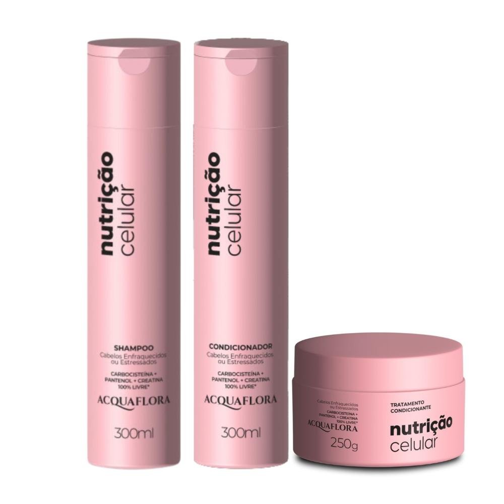 Kit Acquaflora Nutrição Celular Com 3 ÚNICO 1