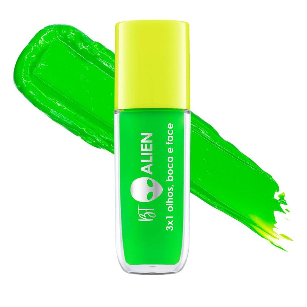 Sombra Liquída 3x1 Bruna Tavares Et Alien Green Neon 5ml Green Neon 1