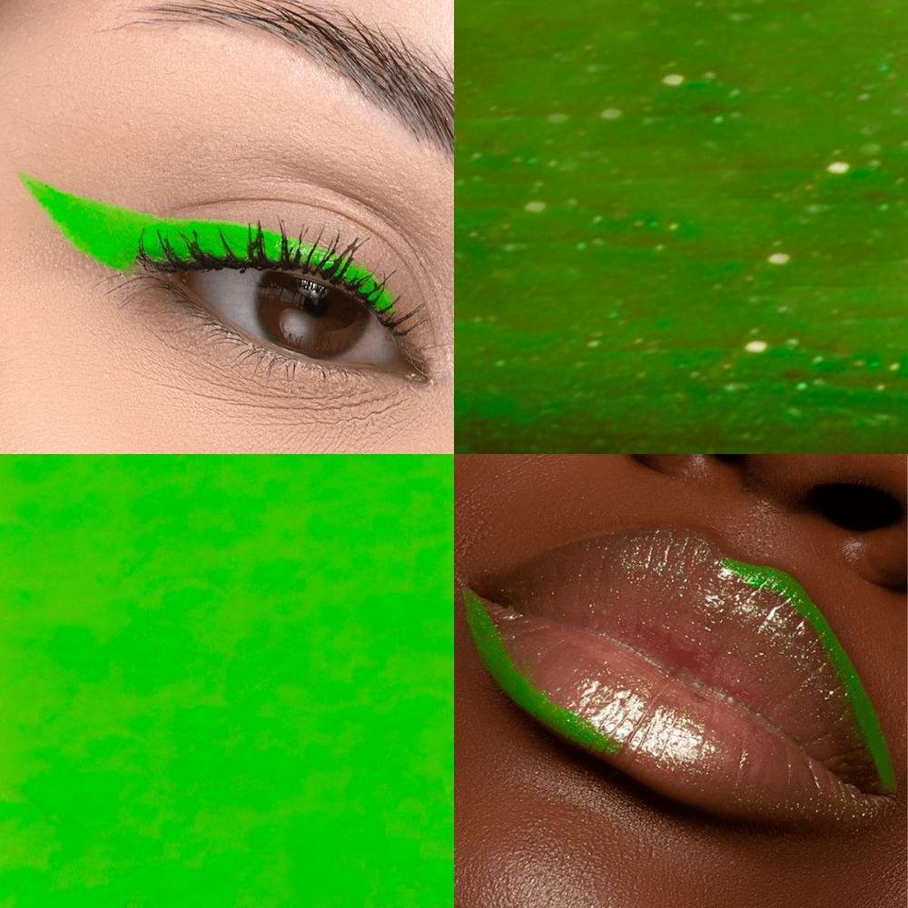 Sombra Liquída 3x1 Bruna Tavares Et Alien Green Neon 5ml Green Neon 5