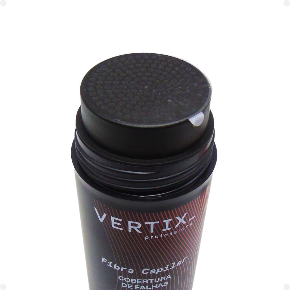 Kit Vertix: 3 Fibras Capilar Castanho Escuro Cód.2812 25g ÚNICO 5