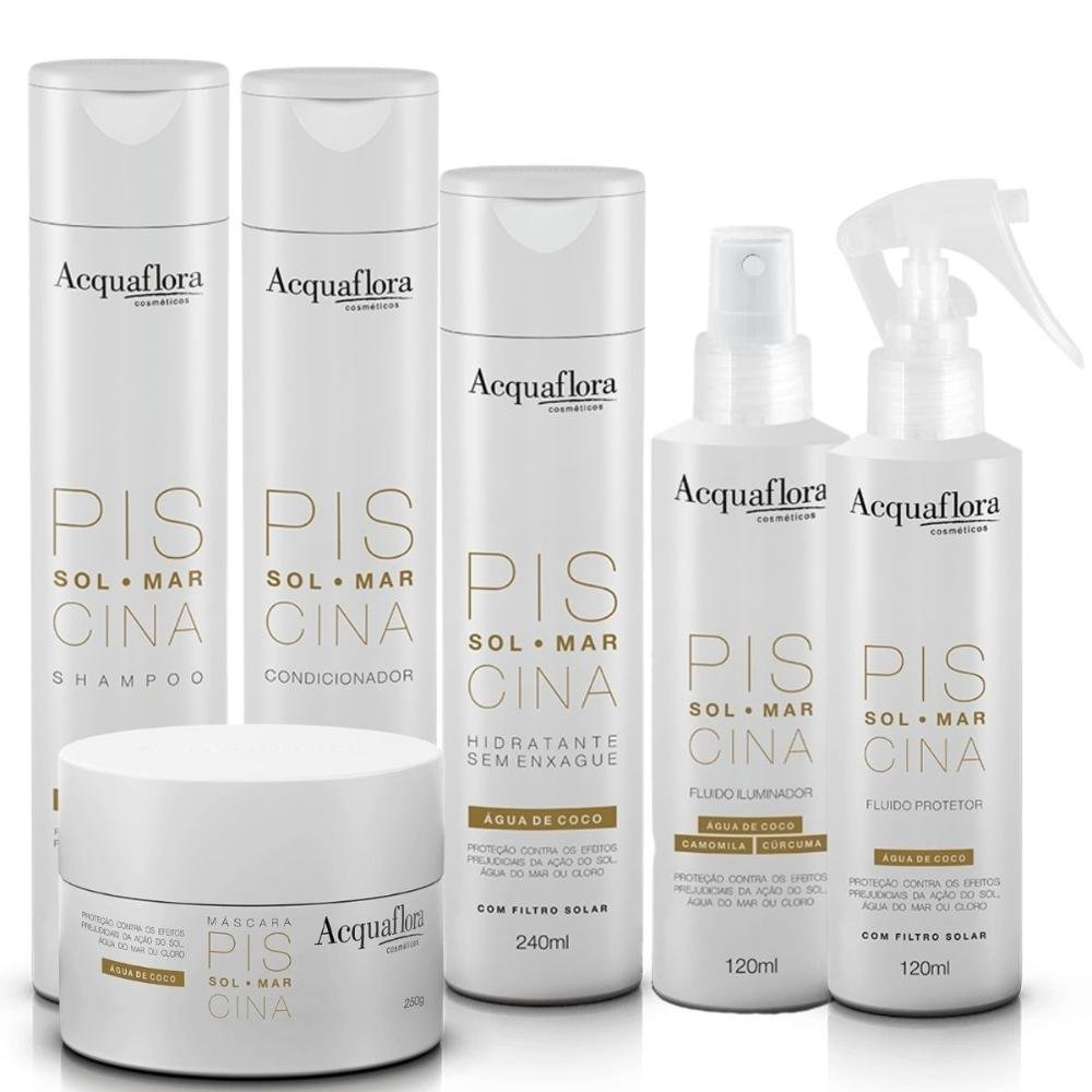 Kit Sol Mar Piscina Acquaflora C/6 ÚNICO 1