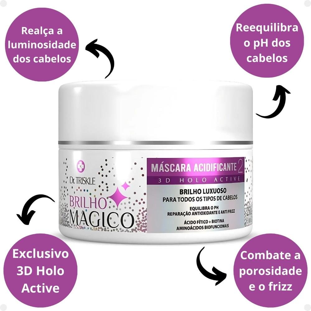 Máscara Acidificante Dr Triskle Brilho Mágico 250g 250g 2