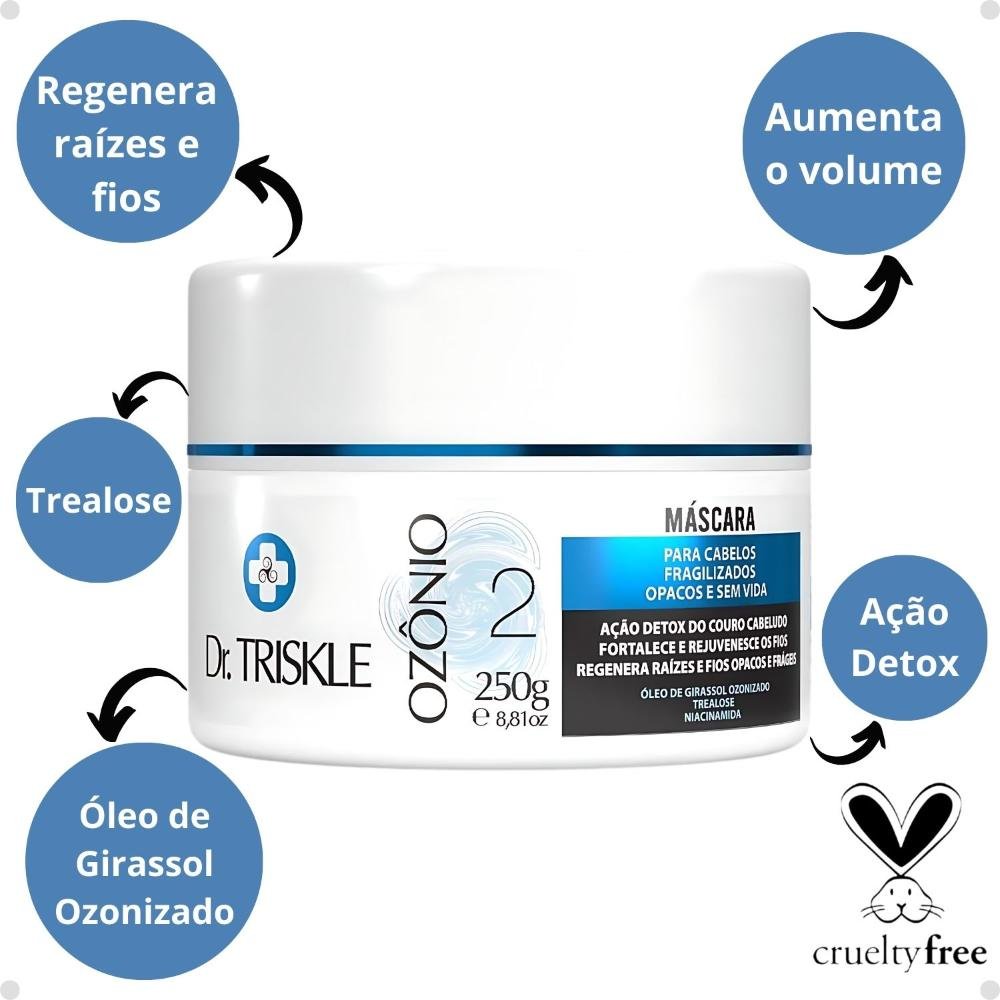 Máscara Capilar Dr Triskle Ozônio 250g 250g 2