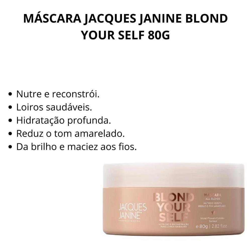 Máscara Jacques Janine Blond Your Self 80g 80g 2