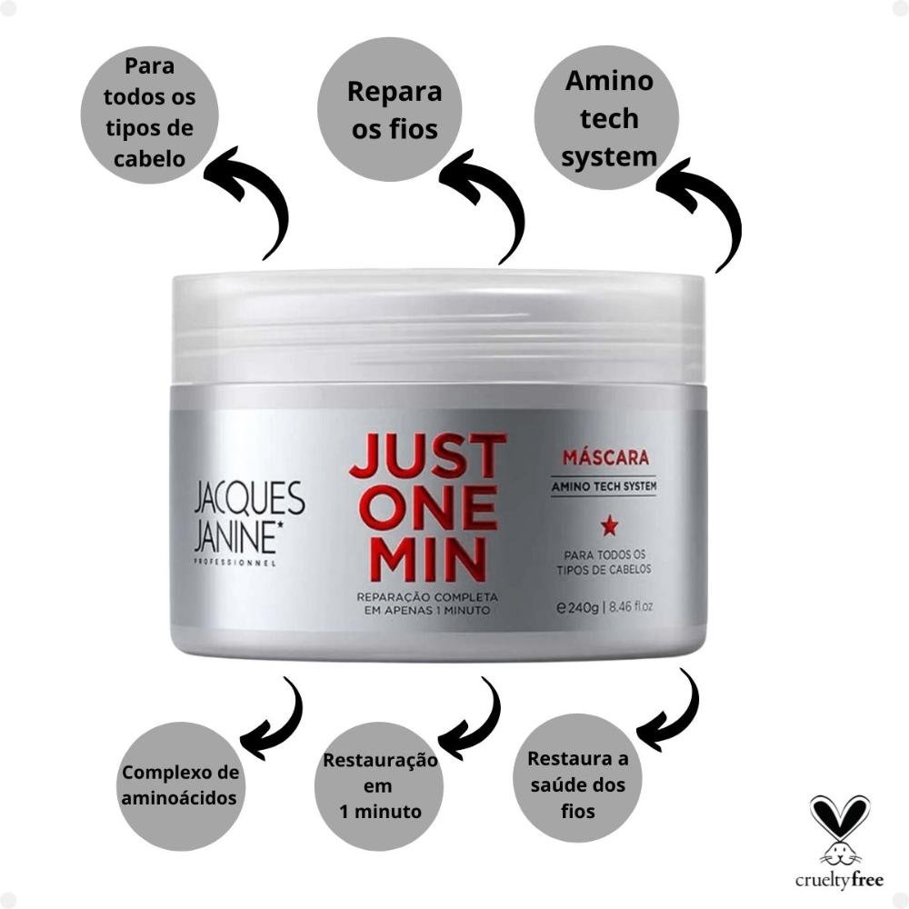 Máscara Jacques Janine Just One Min 240g 240g 2