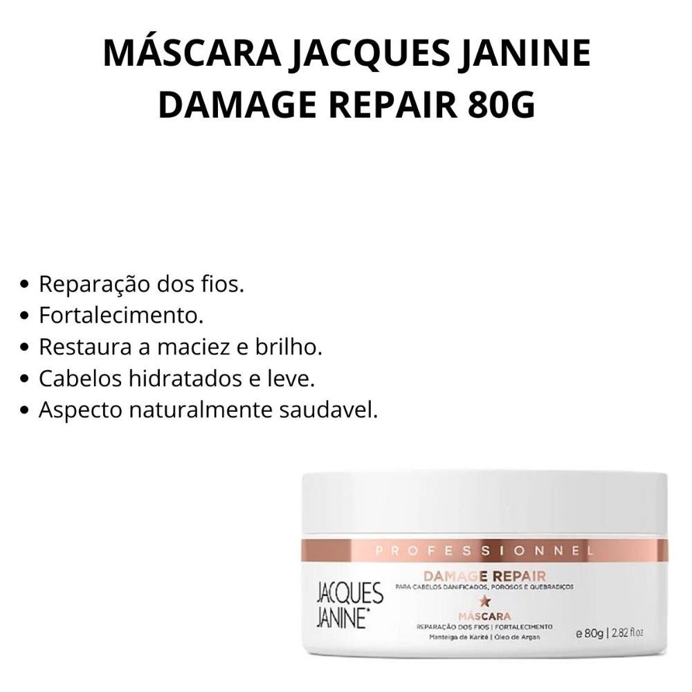 Máscara Jacques Janine Damage Repair 80g 80g 1