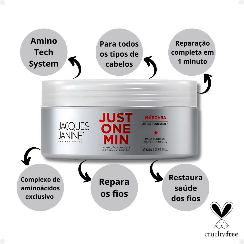 Máscara Jacques Janine Just One Min 80g 80g 2