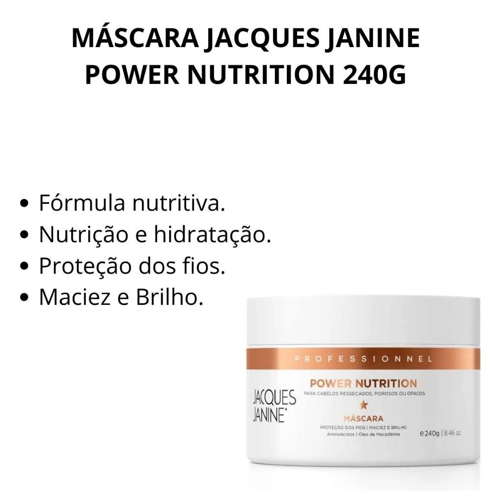 Máscara Jacques Janine Power Nutrition 240g 240g 2